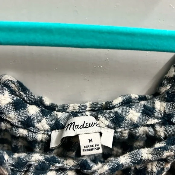 Madewell Gingham Blouse - Picture 4 of 5